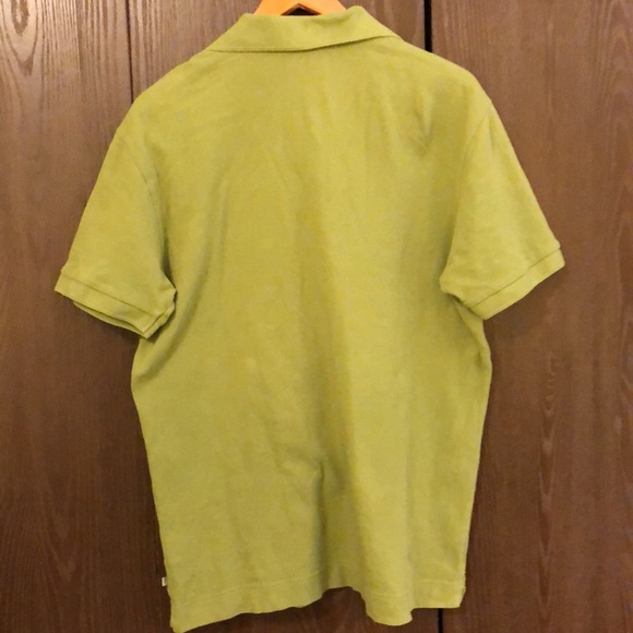 MEC MENS MEDIUM COTTON POLO/GOLF SHORT SLEEVE LEAF GREEN #098 - Picture 7 of 12